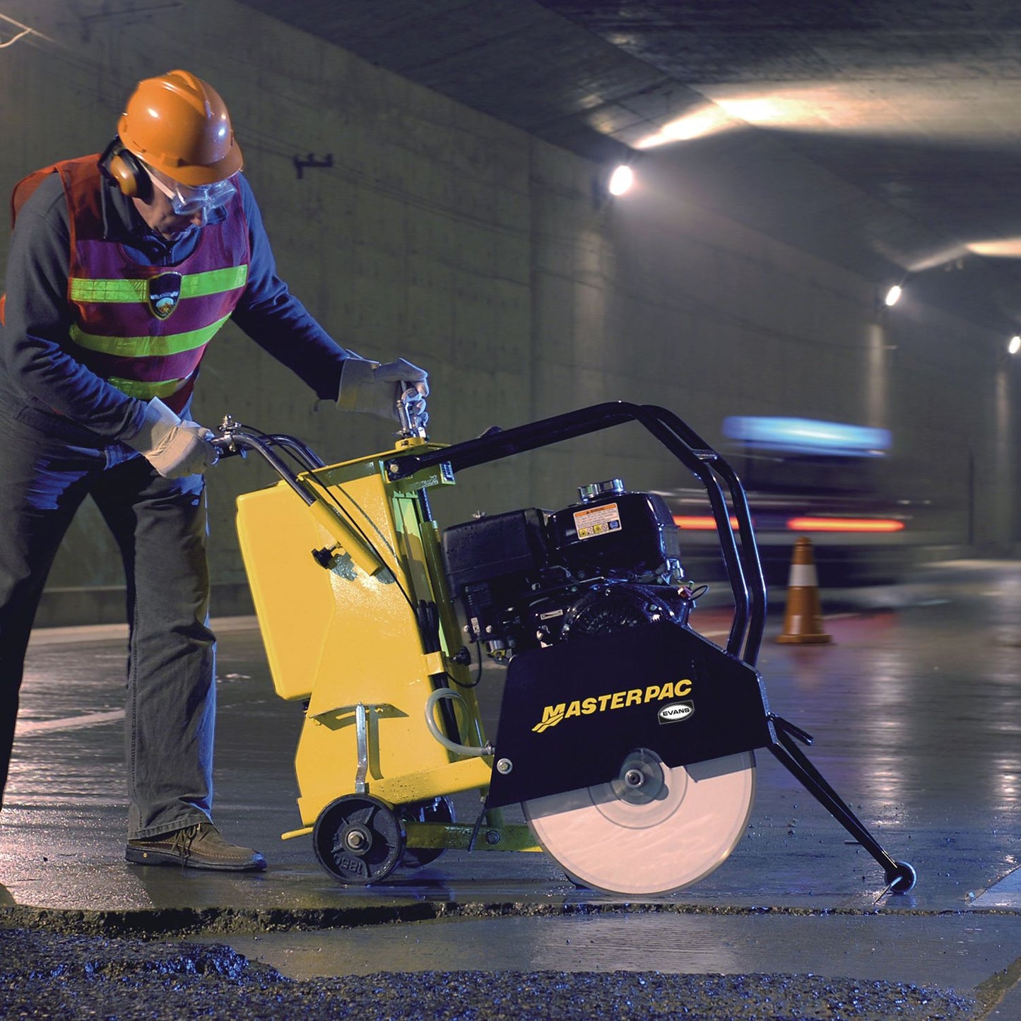 Cortadora de Concreto 13 HP Thunder - Corte Profesional para Pisos y Autopistas