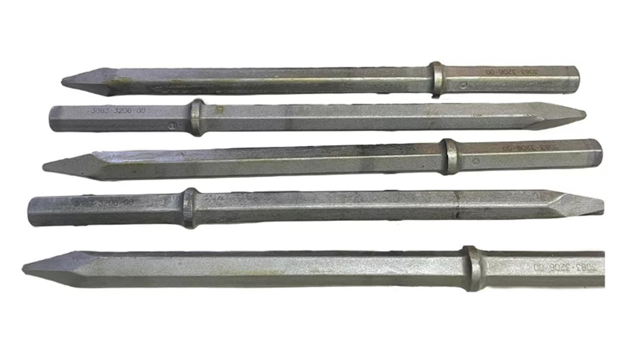 Cincel Punta Lápiz 30833206 00 Atlas Copco Juego De 5 Pzas