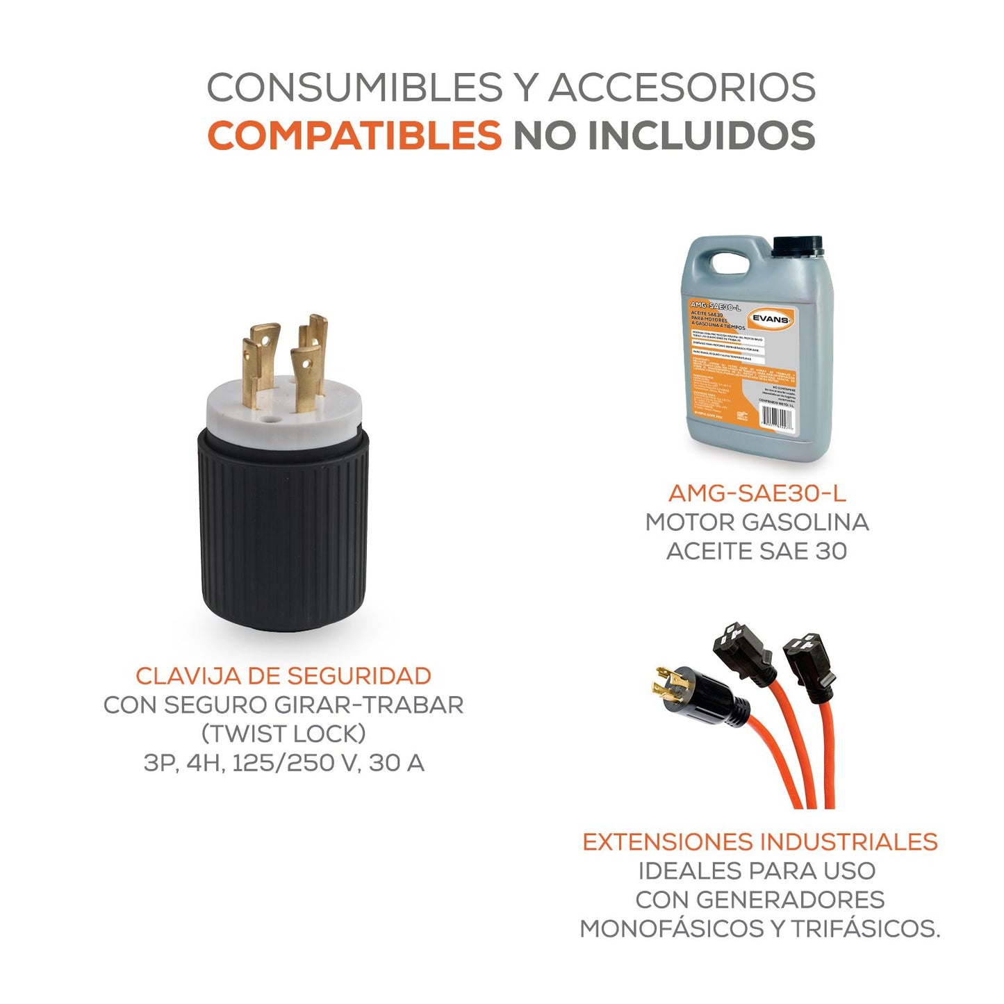 Generador Monofásico EVANS 7,500W - Potencia y Versatilidad para Todo Tipo de Trabajo
