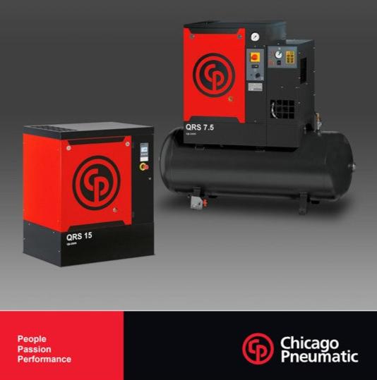Compresores Tipo Tornillo Estacionarios Eléctricos con Tanque