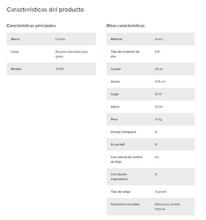 Bomba PORTATIL - engrasadora Manual Con Capacidad De 13 Kg  1273D