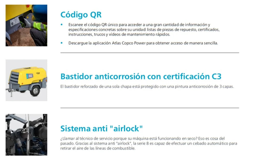 XAS88 Compresor Diesel Atlas Copco