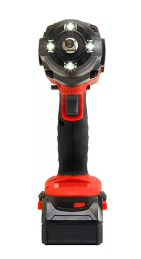 Cp 8849 Pistola llave de Impacto inalambrica de 1/2 Con Baterías  Cargador Y Estuche