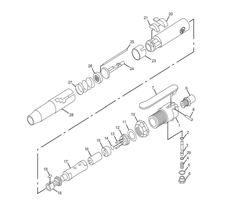 Needle Driver 8940159859 Para Escareador / Martillo para escareador Refaccion