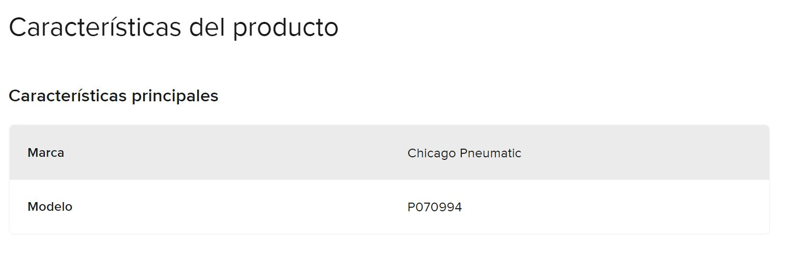Candado P 070994 Para Herramienta Chicago Pneumatic Lock Spring Retainer