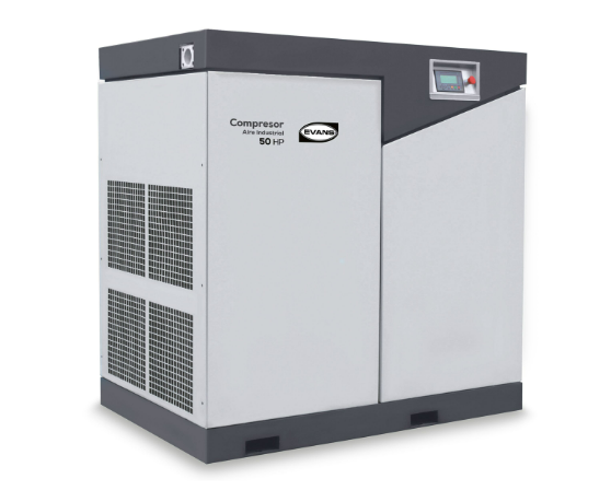 Compresor de Tornillo 50 HP 220V  - Estacionario Evans