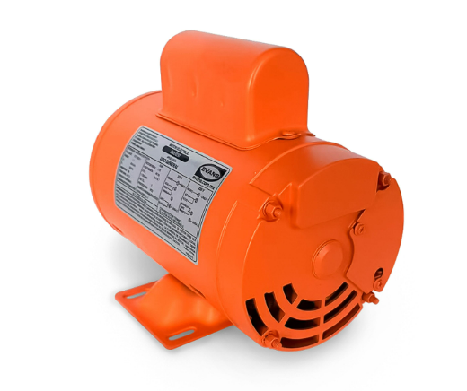 Motor Eléctrico 4 Polos 1/2 HP Monofásico Reversible 110 220 V- Potencia y Versatilidad para Múltiples Aplicaciones Evans