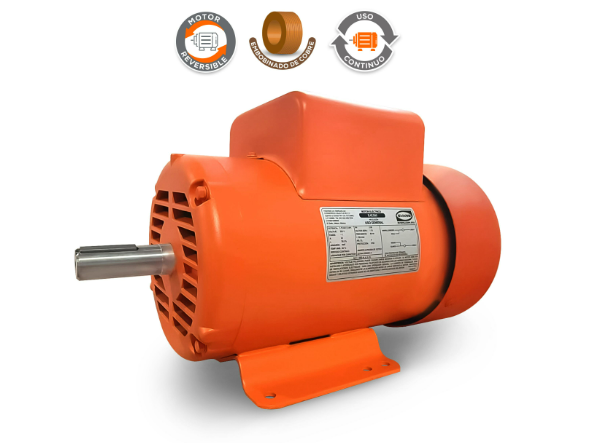 Motor Eléctrico EVANS 5 HP Monofásico Reversible – Potencia y Rendimiento Superior para Aplicaciones Industriales 110 220 V