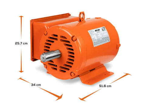Motor Eléctrico EVANS 10 HP Monofásico Reversible - Potencia y Eficiencia Industrial Evans 110 220 V