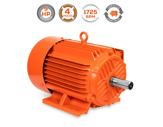 Motor Eléctrico EVANS 5 HP Trifásico Reversible – Potencia y Versatilidad para Industrias 220 440 V