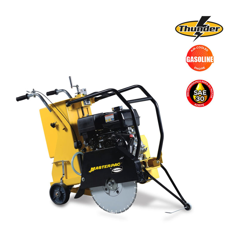Cortadora de Concreto  13 HP Thunder - Corte Profesional para Pisos y Autopistas