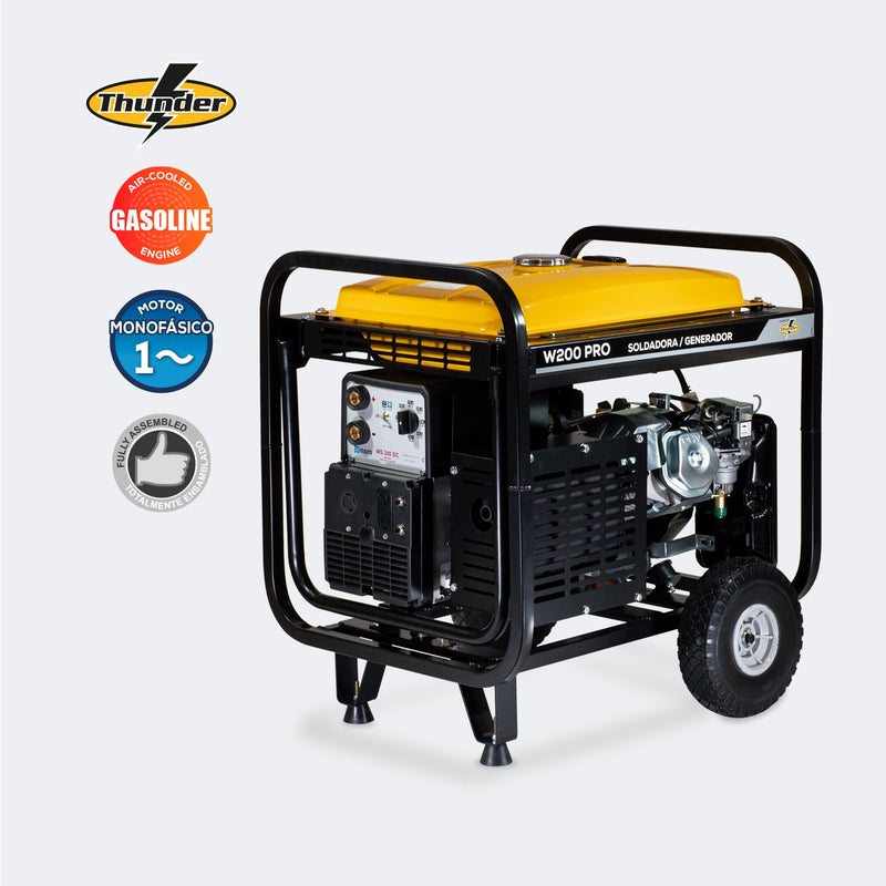 Soldadora/Generador EVANS 200A 13 HP – Potencia y Versatilidad en un Solo Equipo