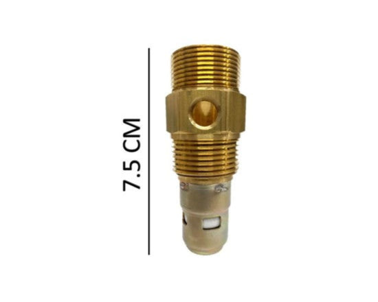 Valvula check macho de 3/4 para compresor