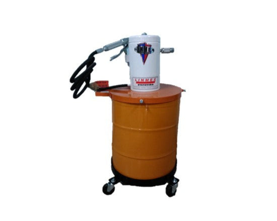 Bomba Neumatica Para Grasa Portatil Nufetisa 930 de 30 KG Con Manguera De 1.85 Mts