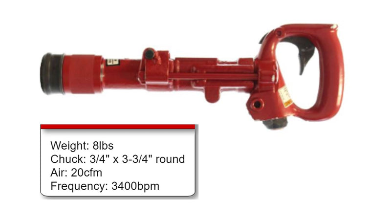 Perforadora  Chicago Pneumatic Cp 0009  de 3/4  x  3 1/4 ´´