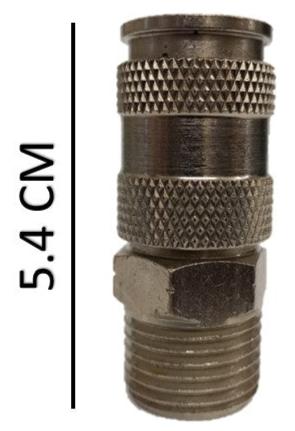 Juego cople rapido macho de 1/2 X 3/8 npt Y espiga de 3/8 X 3/8 npt