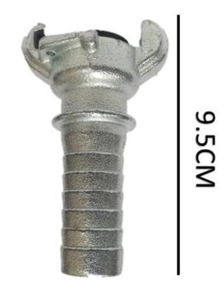 Conexión tipo garra con espiga 3/4"