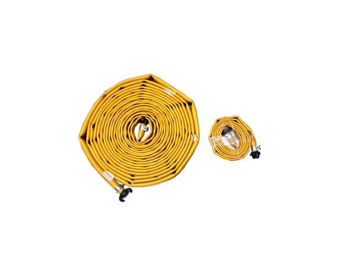 Juego de mangueras planas de alta presión con conexiones garra 3/4" Pulg - 600 psi