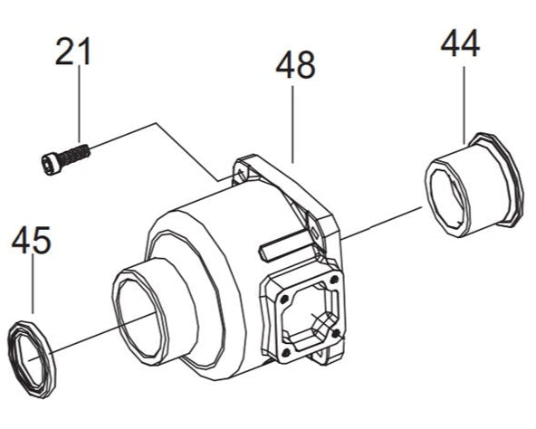Refaccion 8940169478 Para Herramienta Chicago Pneumatic Hammer Case Complete