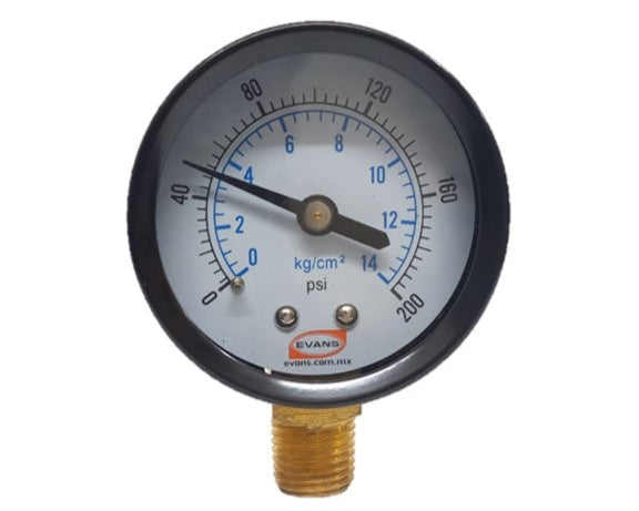 Manometro Evans De 200 Psi Para Compresor