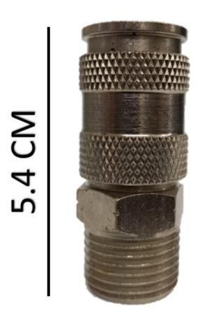 Juego Cople rapido macho de Rosca 1/2 X 3/8 - espiga rosca macho de 1/2 X3/8 npt