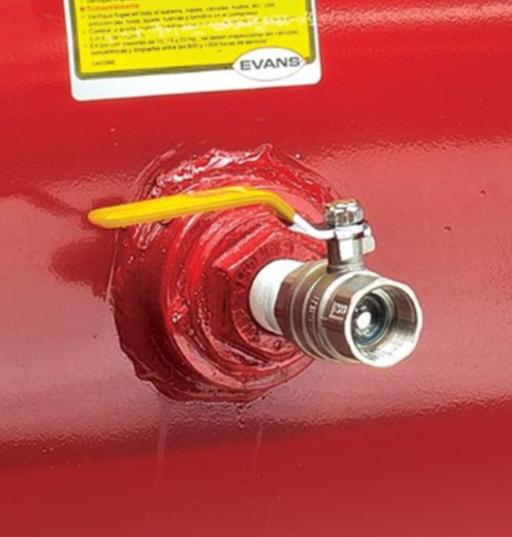 Compresor de aire lubricado de 2 etapas con motor eléctrico de 10 HP y tanque de 500L.