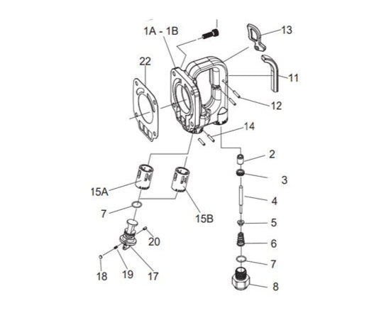 Refaccion 8940169474 Para Herramienta Chicago Pneumatic Handle Frame Complete