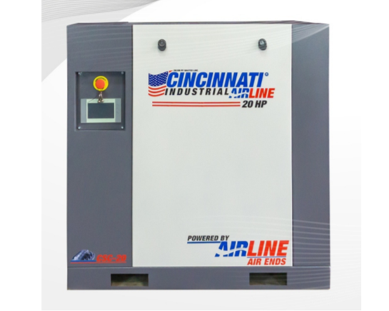 Compresor de tornillo CSC-20 CINCINNATI INDUSTRIAL AIRLINE 20 HP 145 PSI