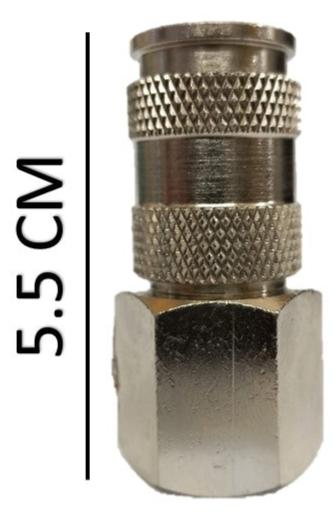 Juego de cople rapido hembra de 1/2 X 1/4 npt y espiga hembra de 1/2 X 1/4 npt