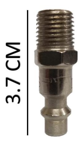 Juego cople rapido macho de 1/2 X 1/4 npt y espiga macho de 1/4 X 1/4 npt