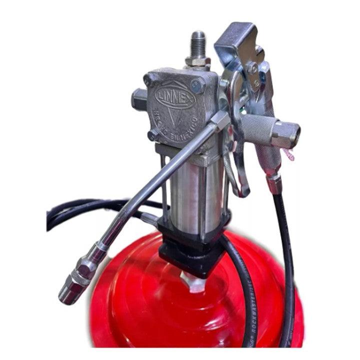 Bomba de grasa neumática linmex para bote De 20 Litros 989