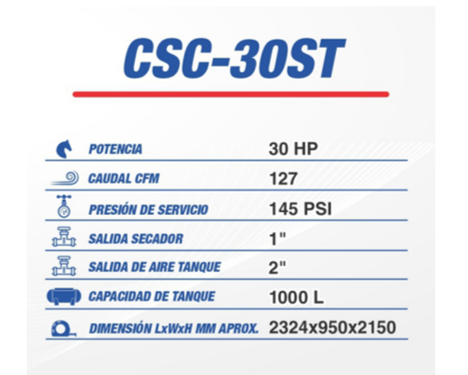 Secador refrigerativo CIN-10SG 42 CFM 220 V CINCINNATI INDUSTRIAL AIRLINE