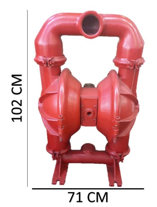 Bomba neumatica de doble diafragma N50 EDICON 2 "