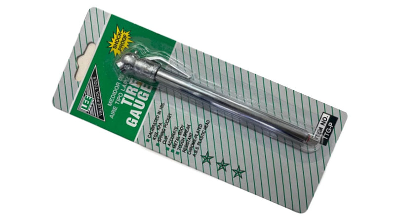 Medidor De Presión para llantas yneumaticos con  Capacidad DE 50 Lbs,  incluye 2 Pzas