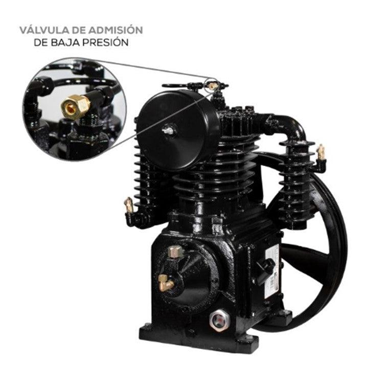 Cabezal de pistón 5 HP para compresor Lubricado