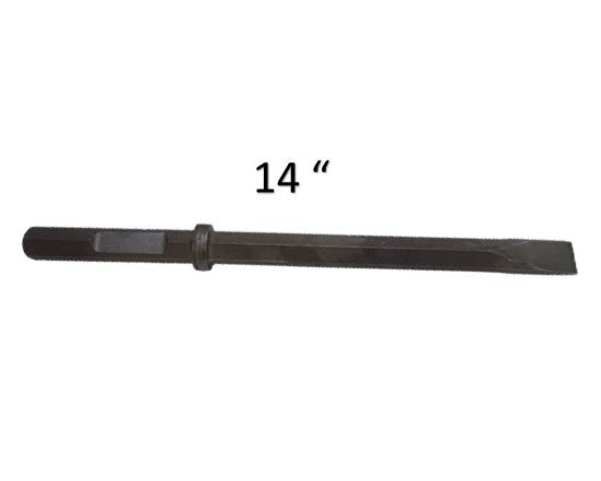 Cincel Punta Plana Para Rompedor Electrico 1 1/8" X 6" De 14" Ajax 31100 E