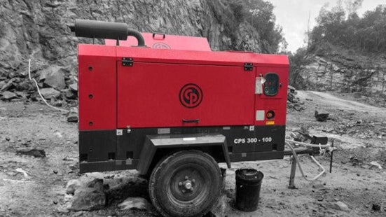 CPS 300-100 Compresor De Tornillo Diesel Chicago Pneumatic