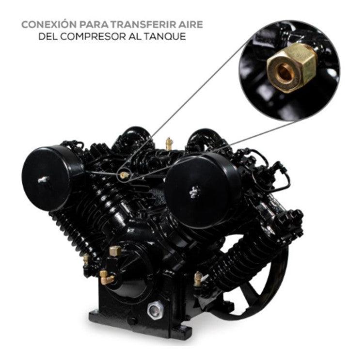 Cabezal de Pistón 15 HP para compresor Lubricado