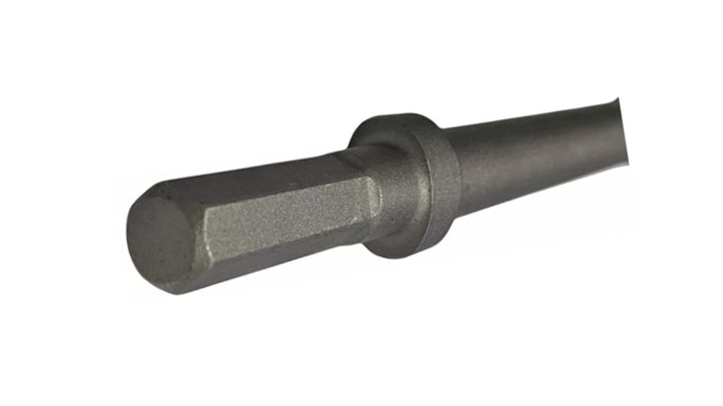 Cincel  plano 304 Vástago .580 Hexagonal Cuello Oval De 9 PuLG Para Cincelador