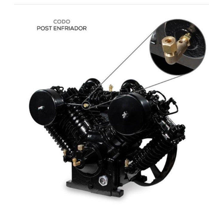 Cabezal de Pistón 15 HP para compresor Lubricado
