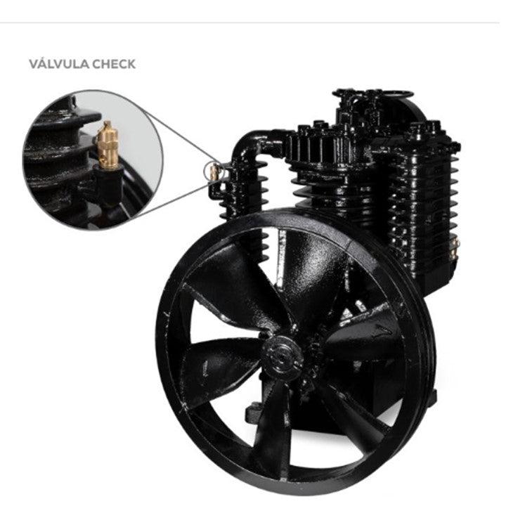 Cabezal de pistón 5 HP para compresor Lubricado