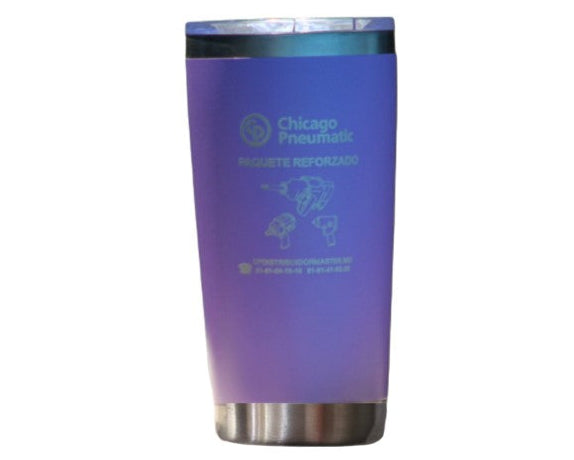 Vaso Termico Morado De 20oz Chicago Pneumatic