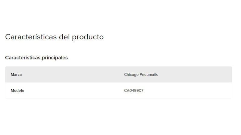 Cp 734H CA 045907 Yunque De Martillo De 1/2