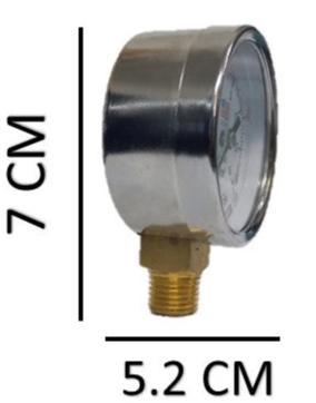 Manometro Milwaukee de 200 psi para compresor