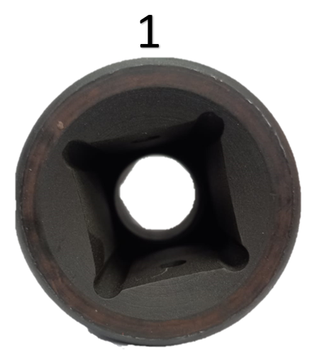 Dado de impacto hexagonal de 6 puntas 1 X 1  1 / 16