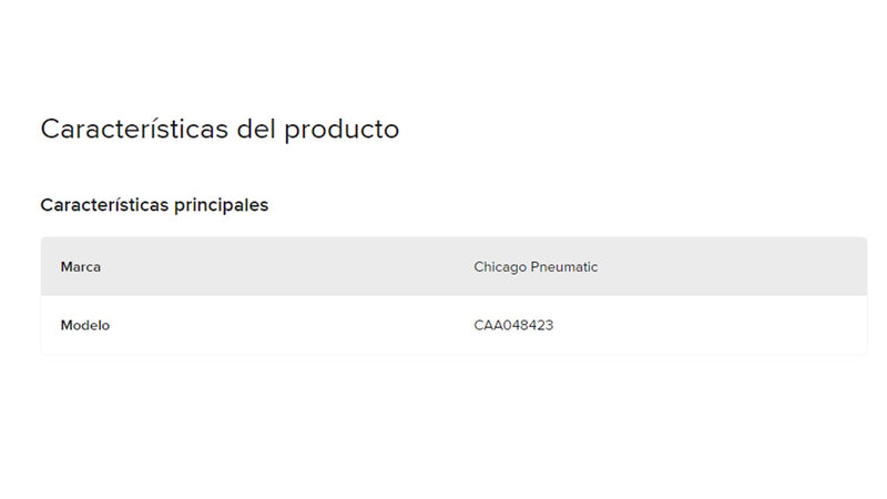 Zanco O Yunque De 3 / 4 CA 048423 Para Cp 772H
