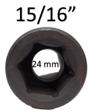 Dado de impacto hexagonal de 6 puntas 1 X 15/16