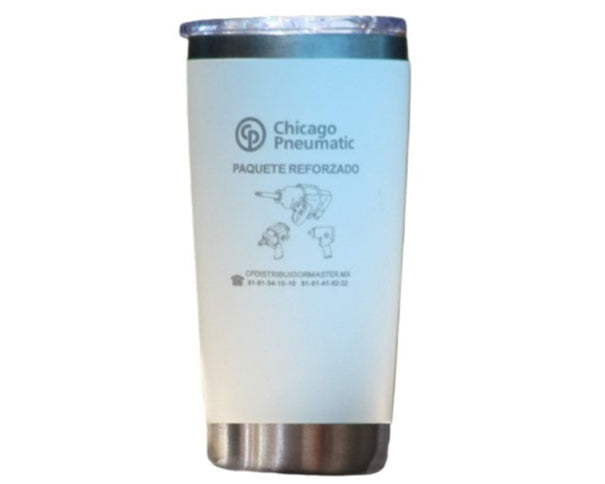 Vaso Termico Blanco De 20oz Chicago Pneumatic