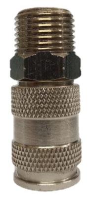 Juego cople rapido macho de 1/2 X 3/8 npt Y espiga de 3/8 X 3/8 npt