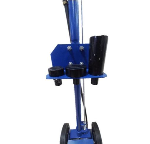 Gato de botella hidroneumatico con carrito de 25 Toneladas